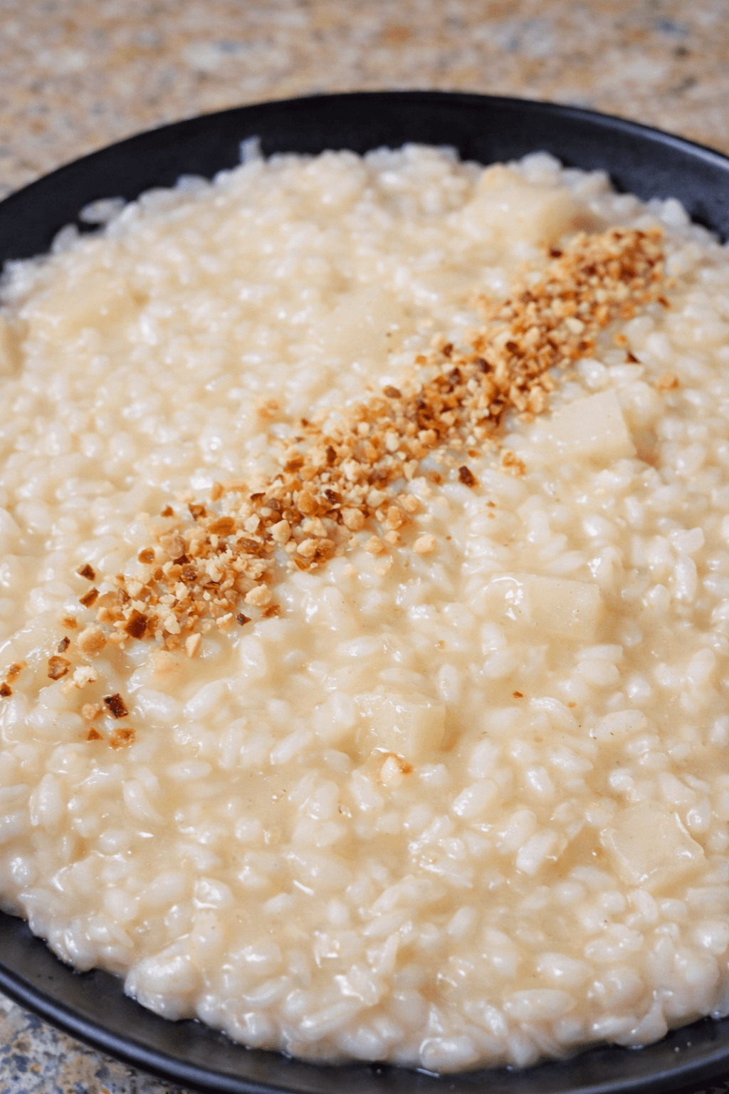 Risotto Carnaroli Affumicato con pere e taleggio